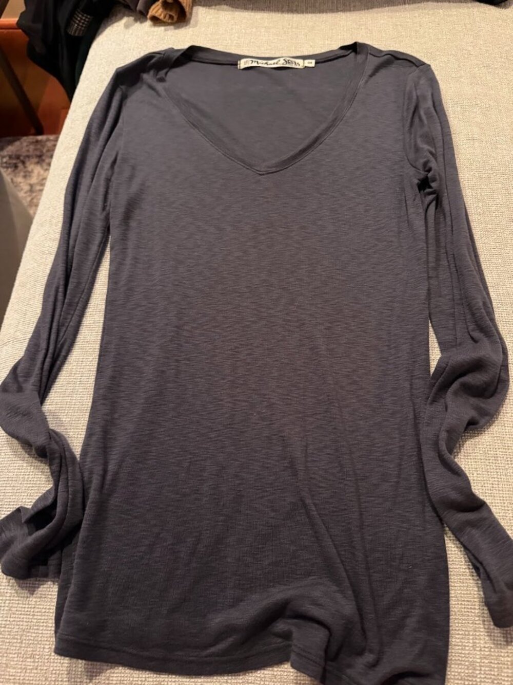 Michael Stars Grey V-Neck (One Size)